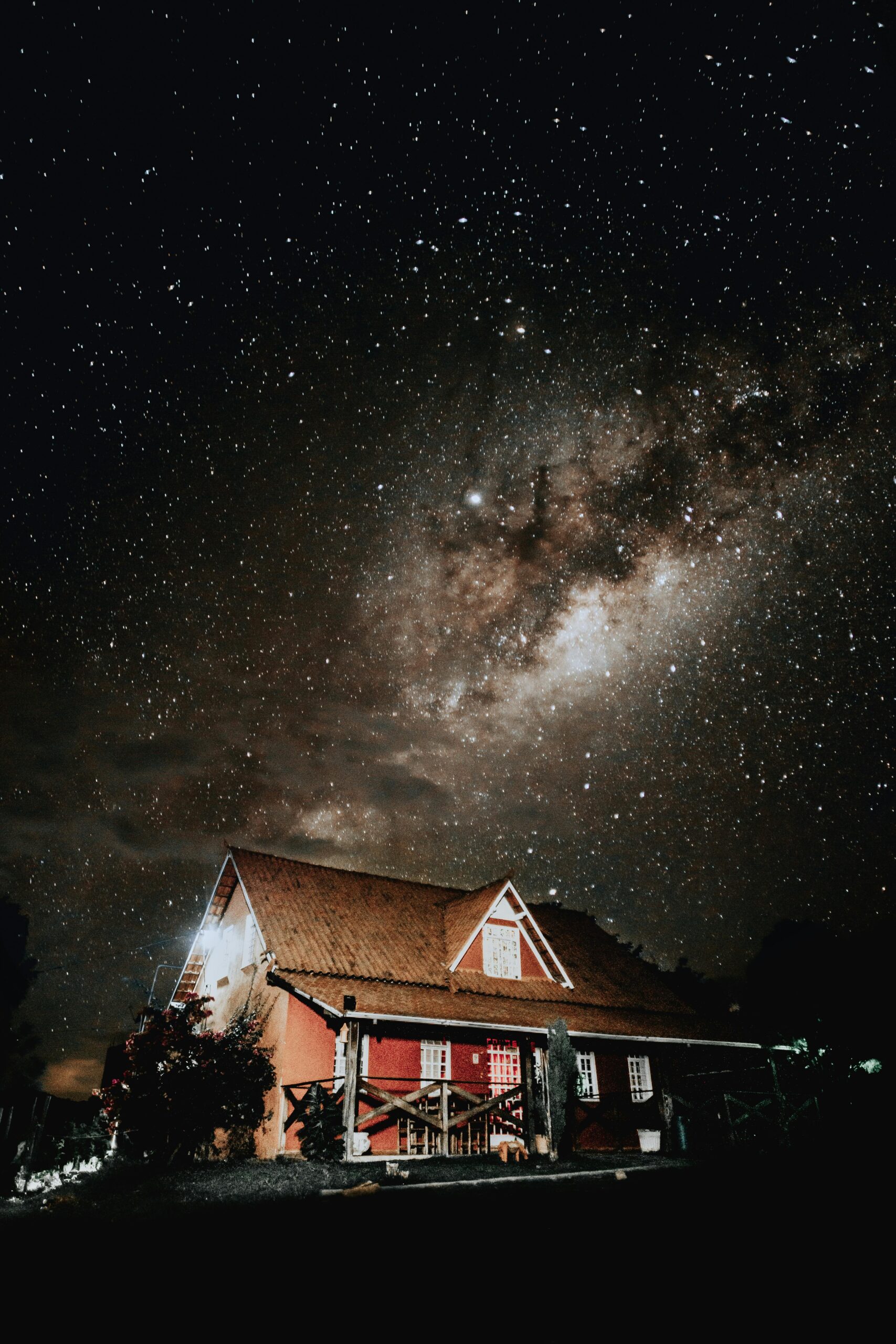 Ranch House at Night